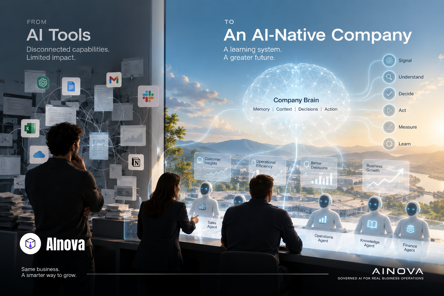 The AI-Native Company Is a Learning System, Not a Collection of AI Tools